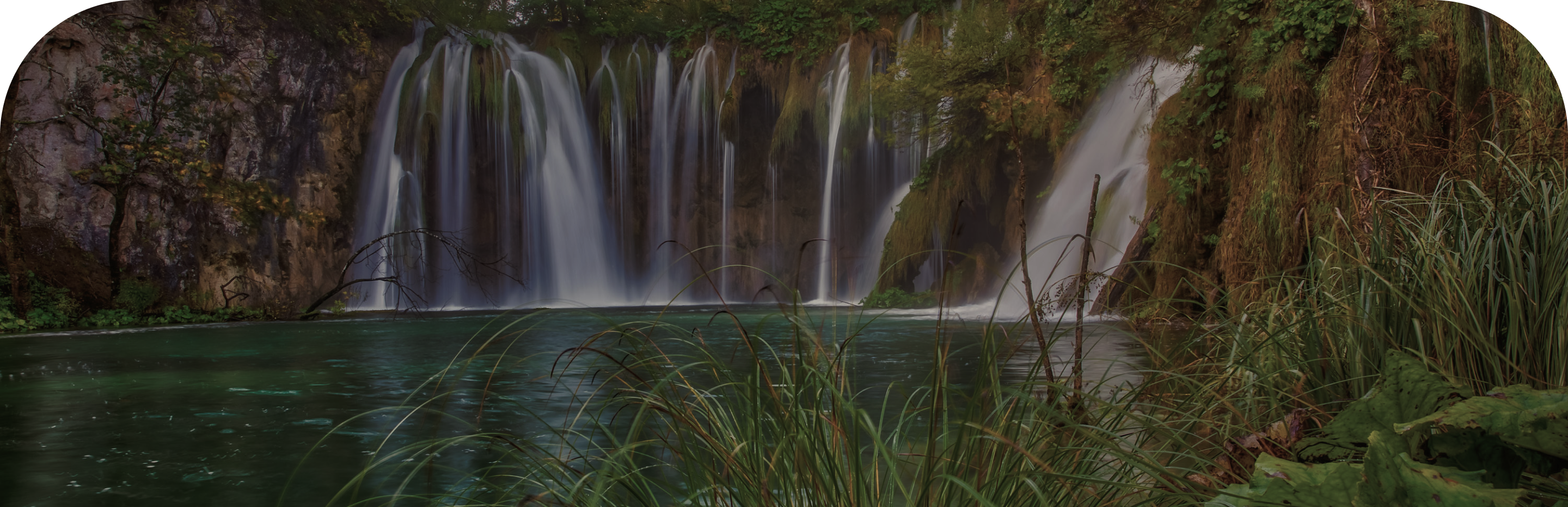 Plitvice Lakes Waterfall